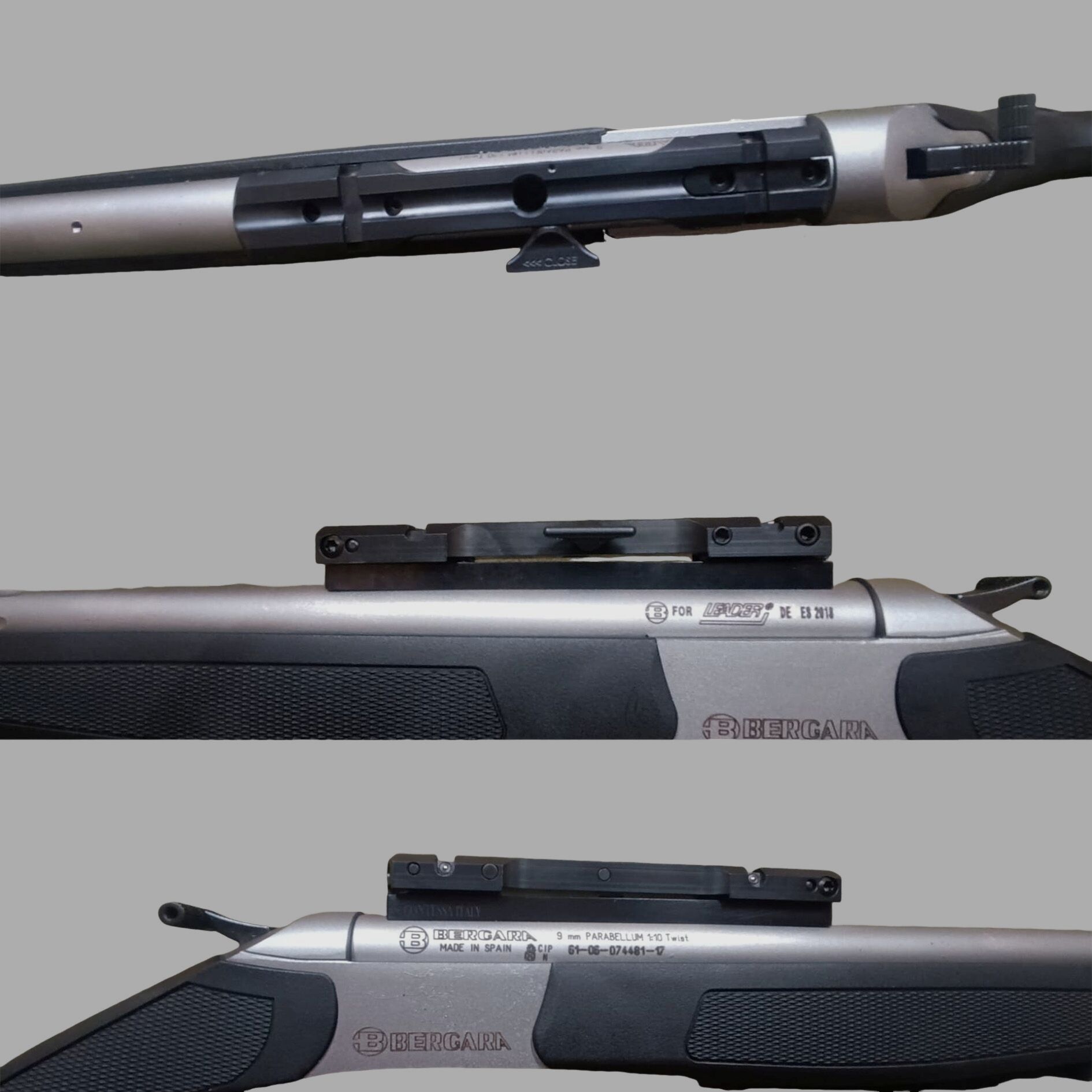 Plaque d'adaptateur Rifle Doc SATHL de BERGARA BA13 / CVA Scout compatible avec DENTLER VARIO Tikka T3