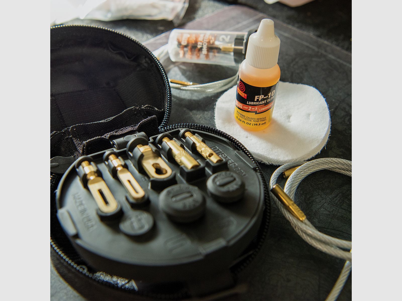 Otis Tactical Reinigungs-Set für .22/.223, .270, .30/.308/30-06/30-30, .38/9mm, .45 cal, .12 inkl. Tasche