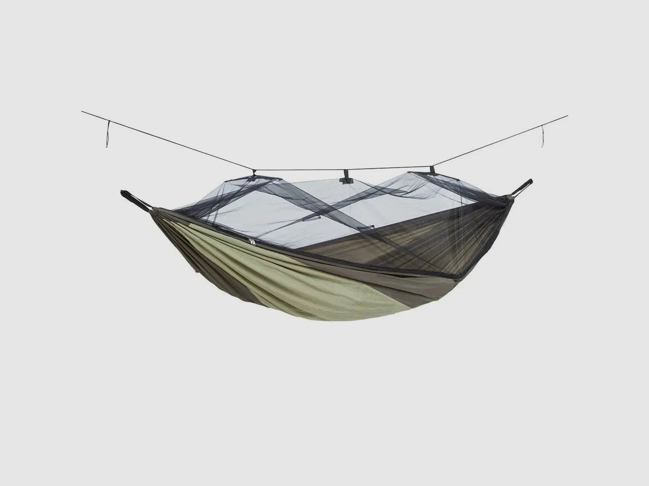 amazonas Hängematte Moskito Traveller Thermo grün schwarz