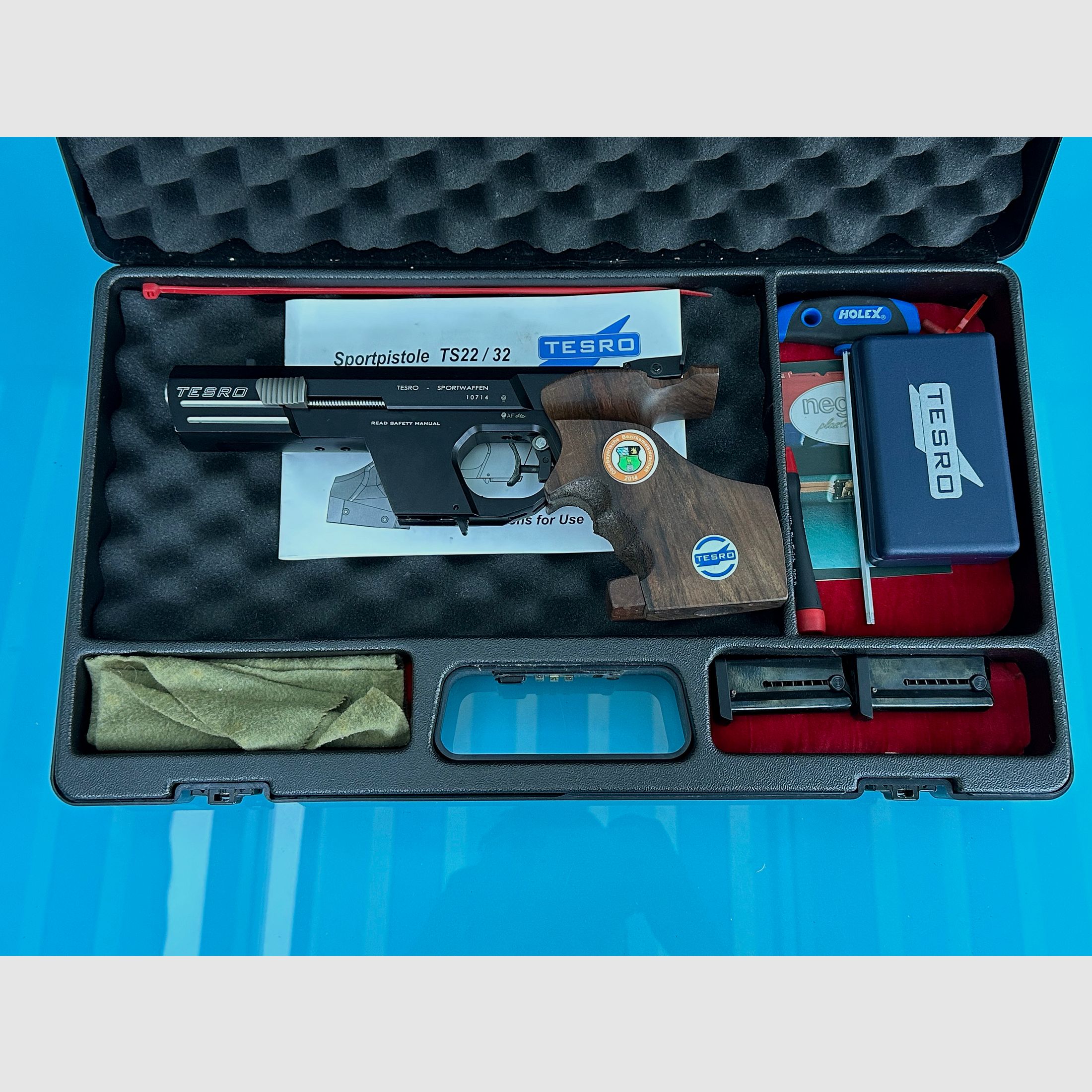 Tesro TS22-2 Kleinkaliber Sportpistole inkl. Zubehör