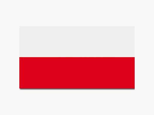Unbekannt Flagge Polen