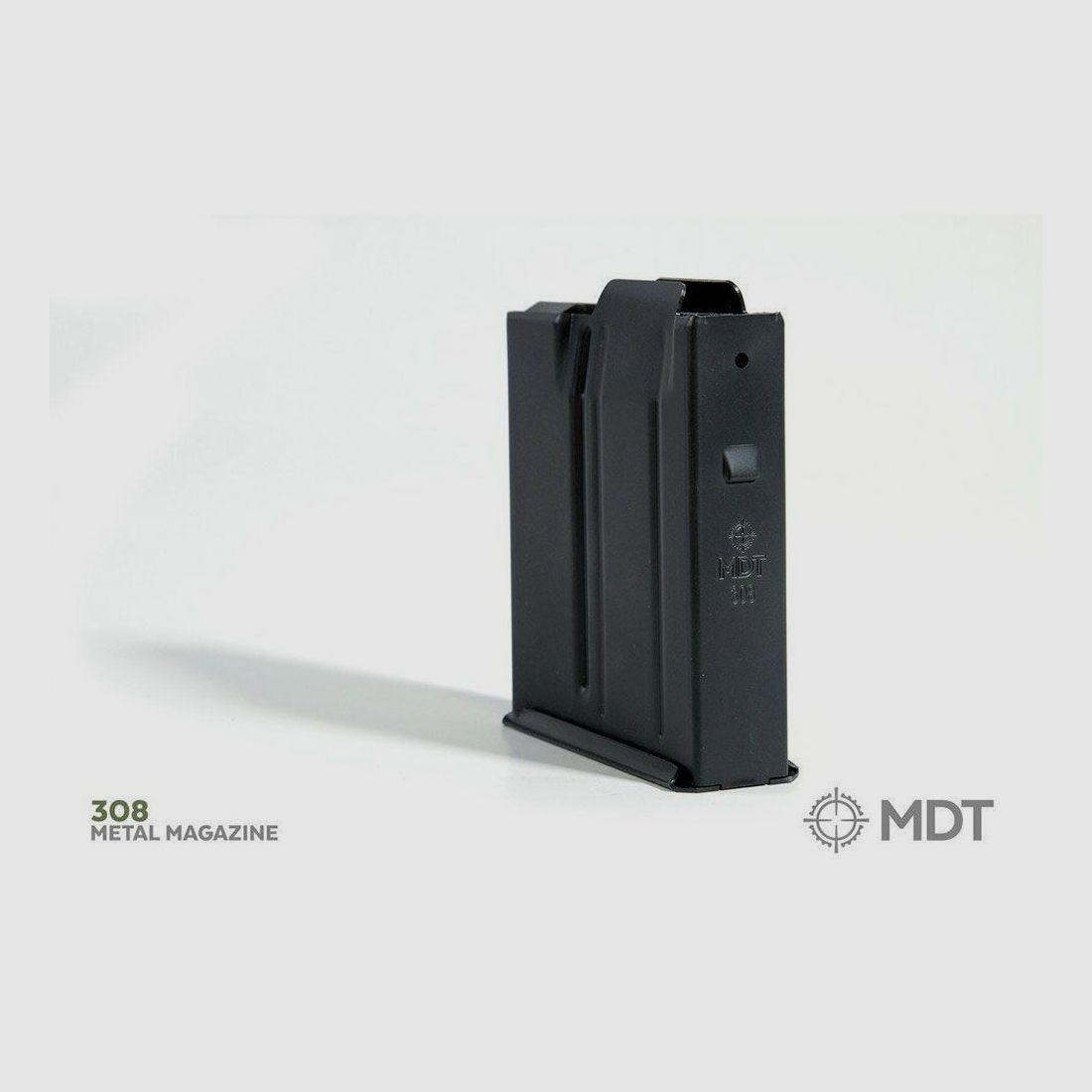 MDT AICS metal magazine .308 with binder plate - 10 rounds black