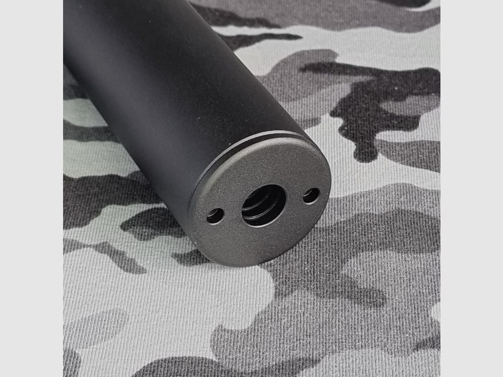 Wyssen Defence WD-Atto9 9mm Para 9mm Para M13x1 zwarte geluiddemper, afbeelding 3 van 3