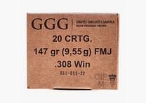.308 Winchester FMJ 147grs./9,55g (20 Schuss)