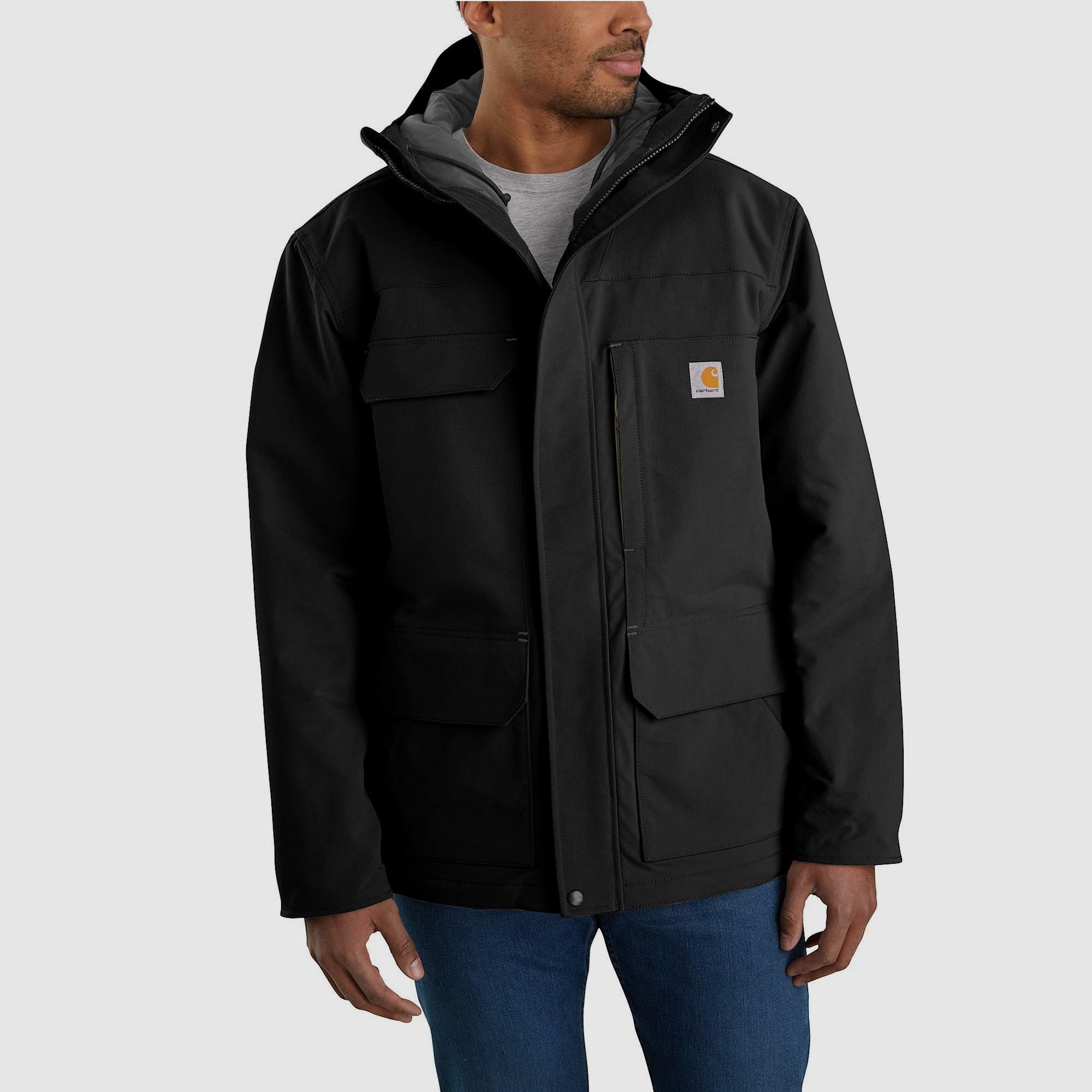 Carhartt Super Dux Bonded Chore Jacket Men Black M