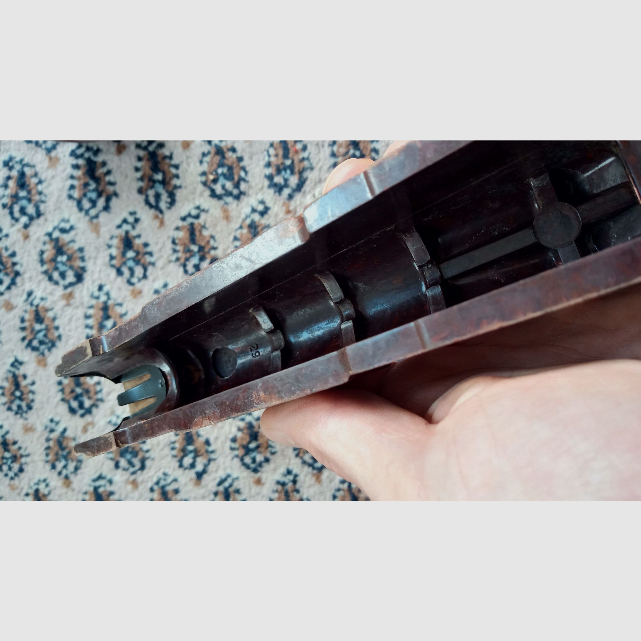 Set di protezione anteriore AKMS MPi dell'Est Germania per AKMS & AK74 DDR NVA in bakelite e plastica // montaggio indiretto anche per NEDI SDM Type 56 possibile, immagine 13 di 20