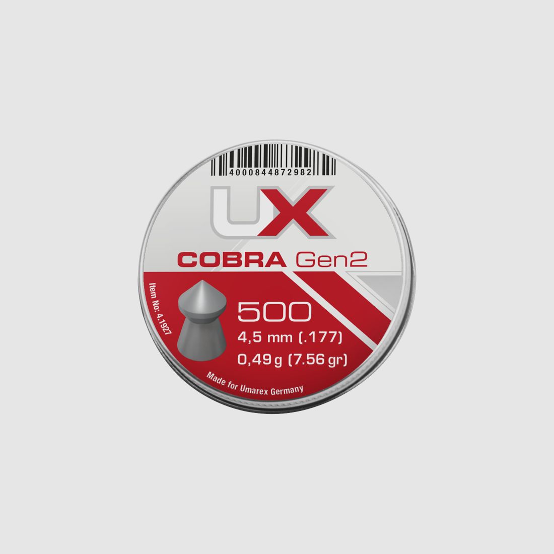 BOX MIT 500 DIABOLOS - UX - COBRA - SPITZ - KAL. 4,5