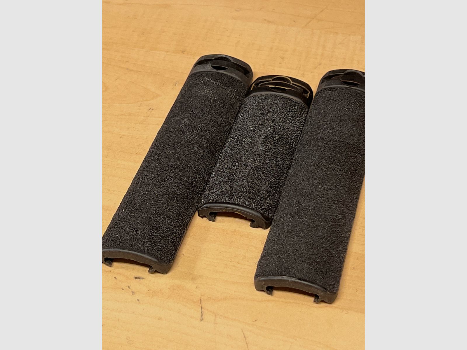 Set de 3 couvercles de rail Picatinny en noir