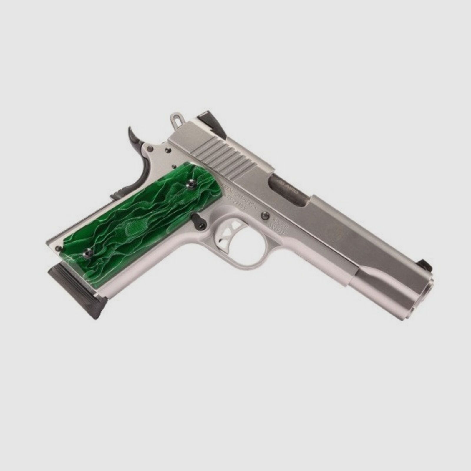 Pachmayr Griff Custom Alume Grün Colt 1911