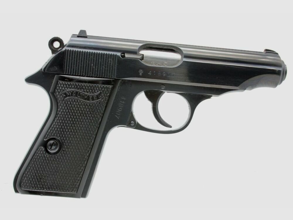 Walther sport and authority weapons Walther PP caliber 7.65 brow. Top BJ 72