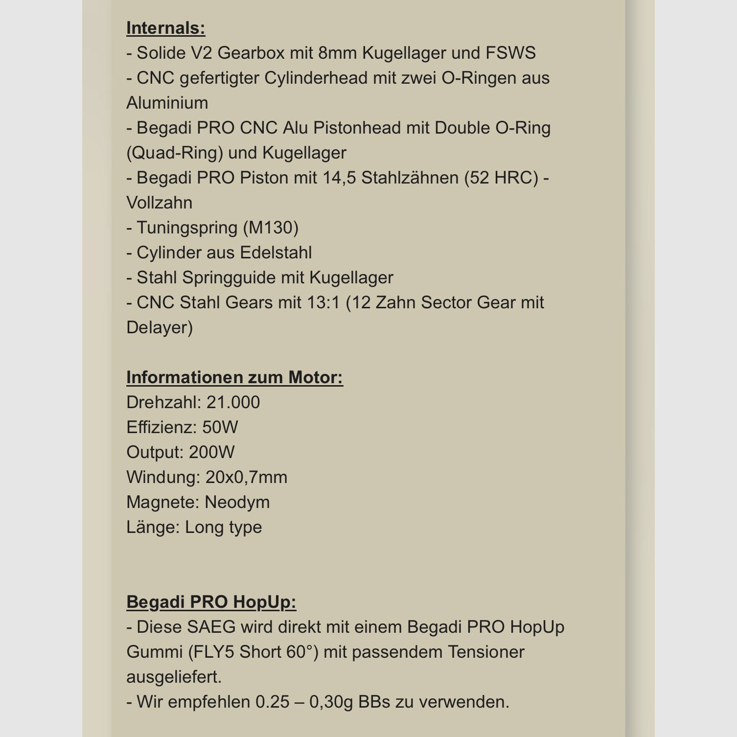 Airsoft M4 "Begadi Sport Nova CQB Gen5" AEG