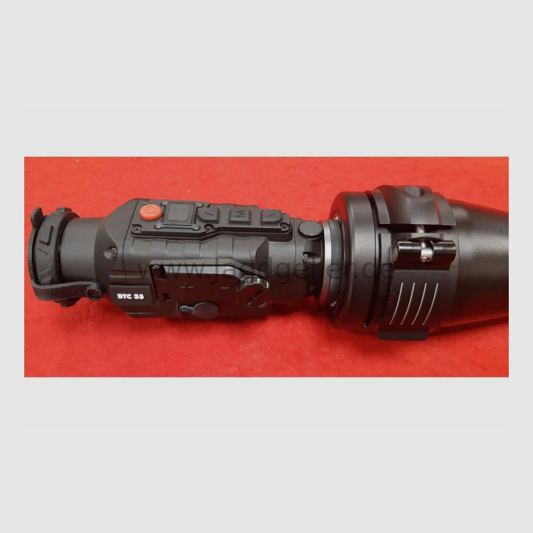 Leica Amplus 6 2.5-15x56i scope + Burris BTC35 + Smartclip adapter