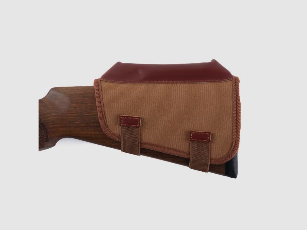 WANGENAUFLAGE FÜR BÜCHSE AUS CANVAS/LEDER, Bild 2 von 3