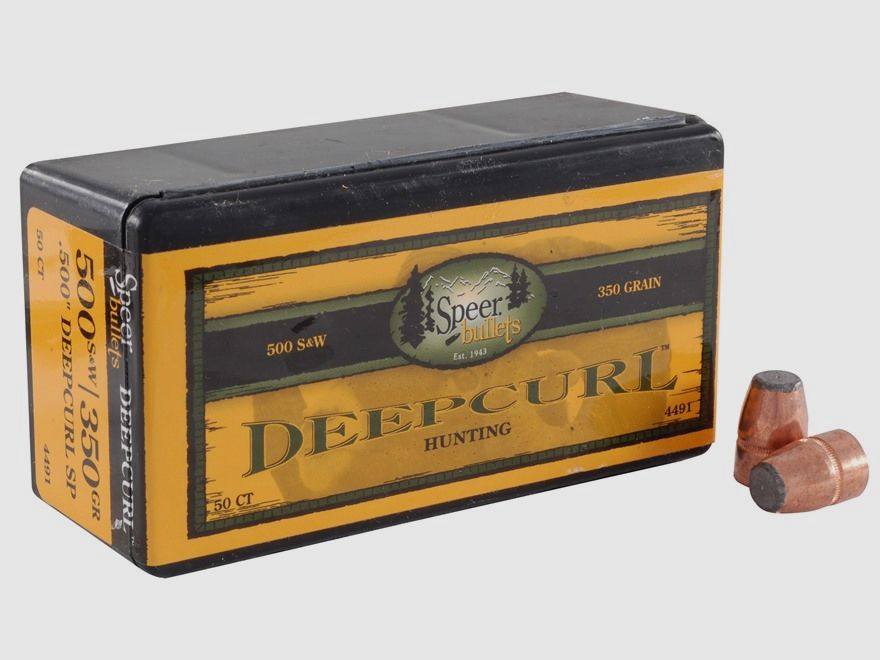 Proiettile Speer .500 S&W/.500 350GR DEEPCURL JSP 50 pezzi