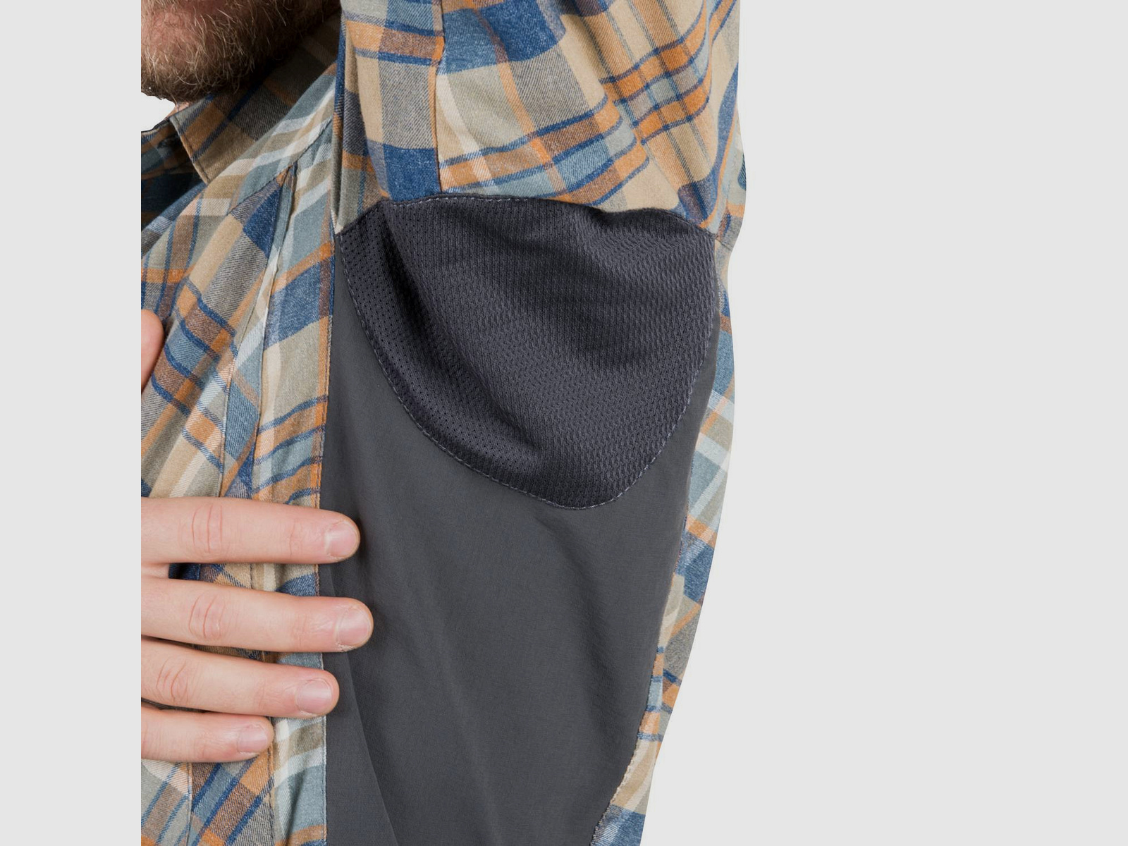 HELIKON-TEX MBDU FLANELL SHIRT® SLATE BLUE CHECKERED