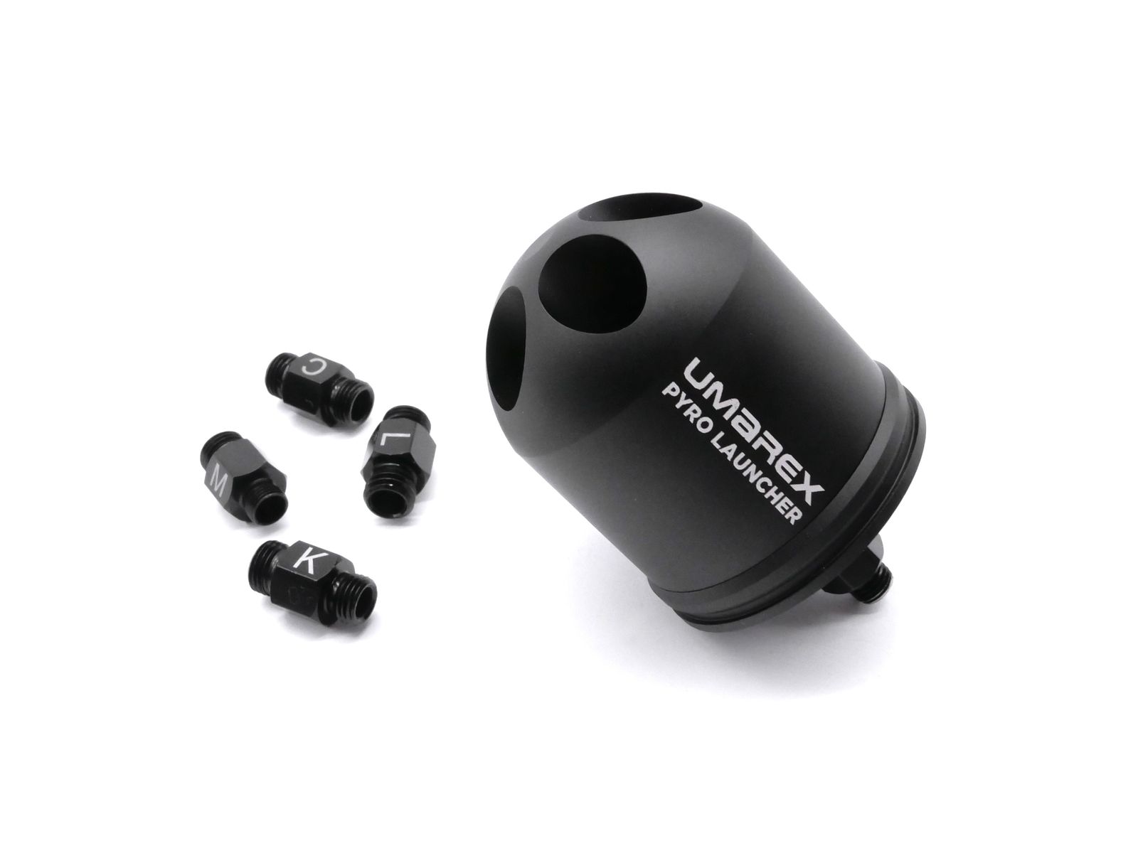 UMAREX 3.3057 Pyro Launcher für Schreckschusswaffen Black Edition inkl 5 Adapter