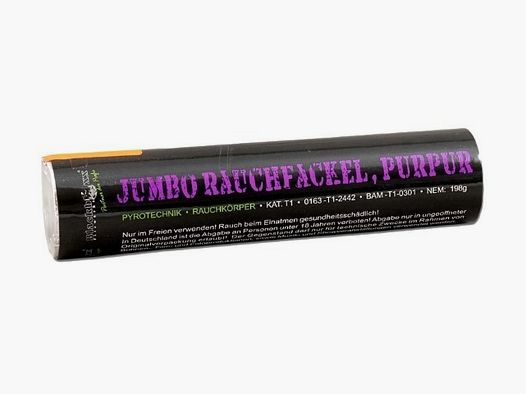 Jumbo Rauchfackel Purpur 100Sek.