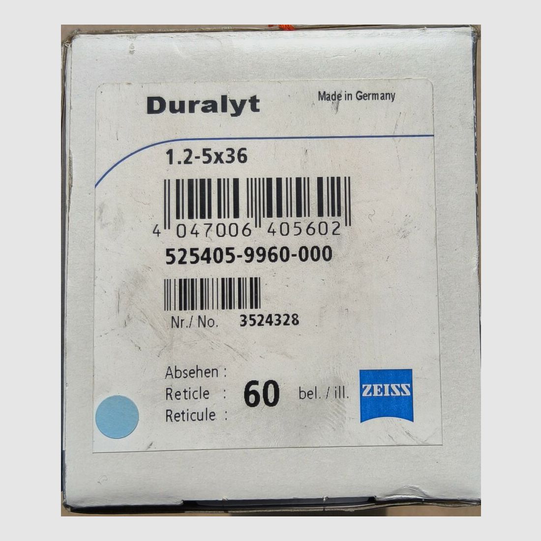 Carl Zeiss, Wetzlar Duralyt 1,2-5x36