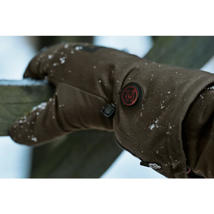 Heated gloves HARKILA Heat HSP fold-back mittens - Hunting green (109790011), image 3 of 7