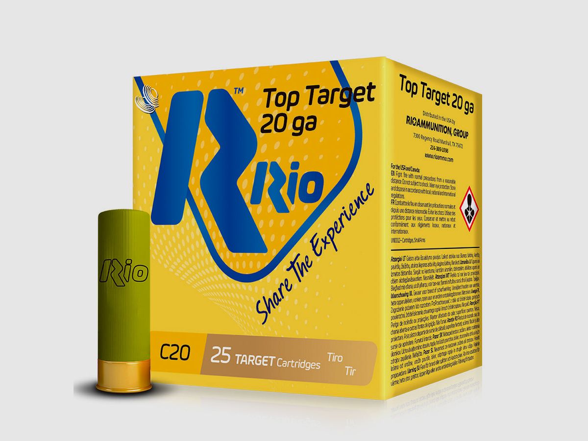 Hunting cartridges RIO Top Target 28 gr Caliber 20
