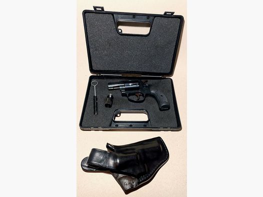 Weihrauch HW37 cal. 9mm R.K. (PTB 887) mit Lederholster