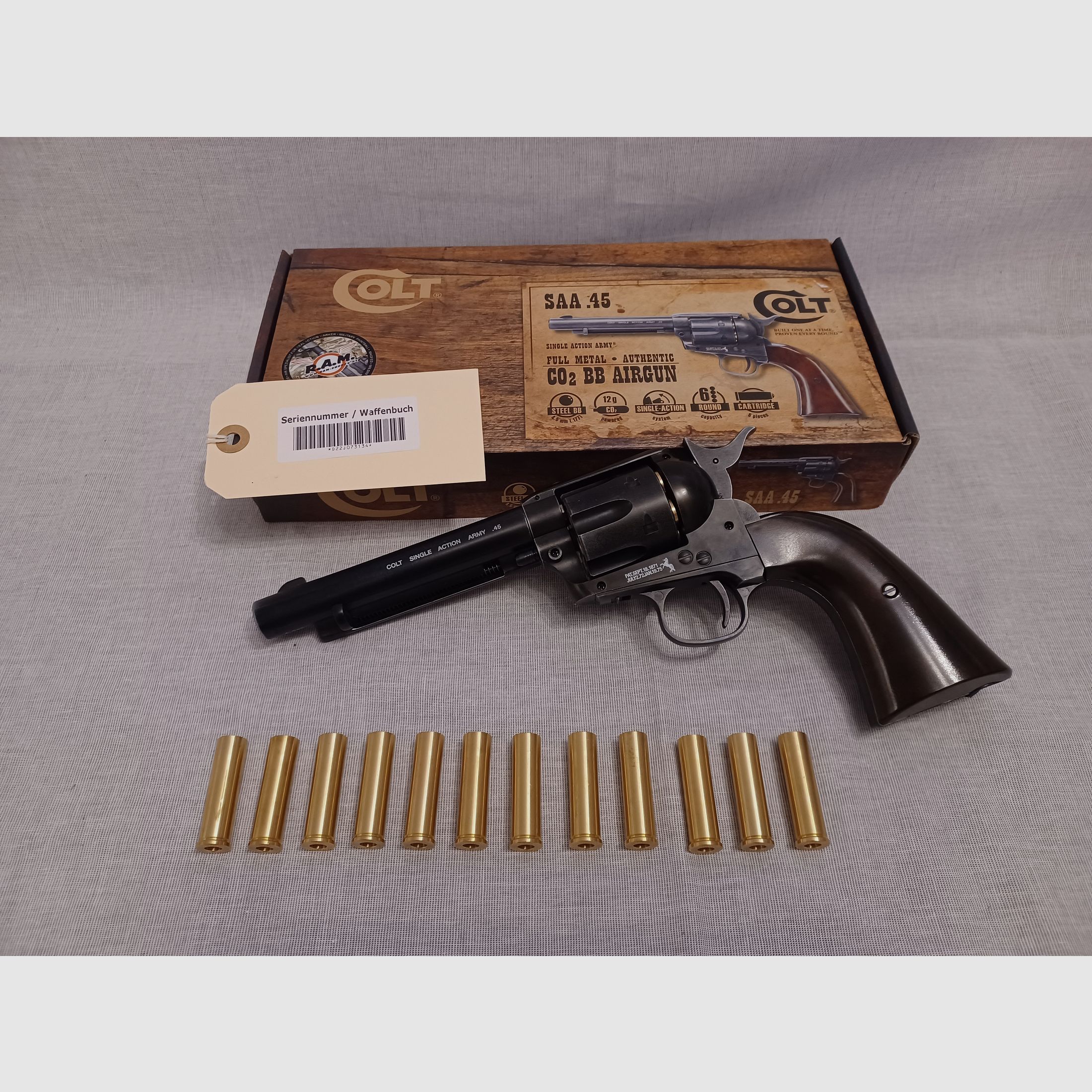 Colt SAA / Antik Finish / .43 / RAM / Revolver / OVP (175)