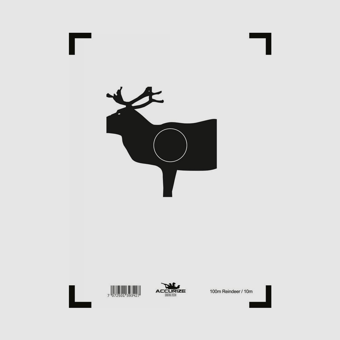 Zielscheibe für Accurize Shooting System – Rentier