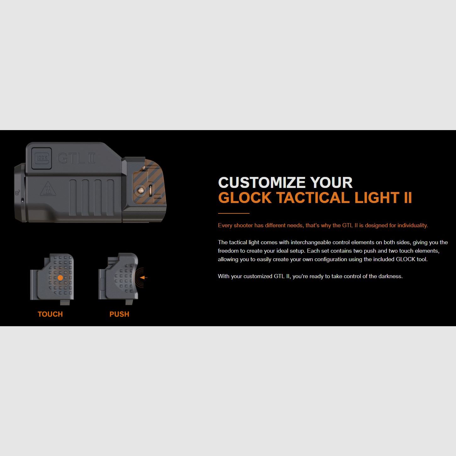 Taktische-Lampe Glock GTL II LED, Bild 3 von 4