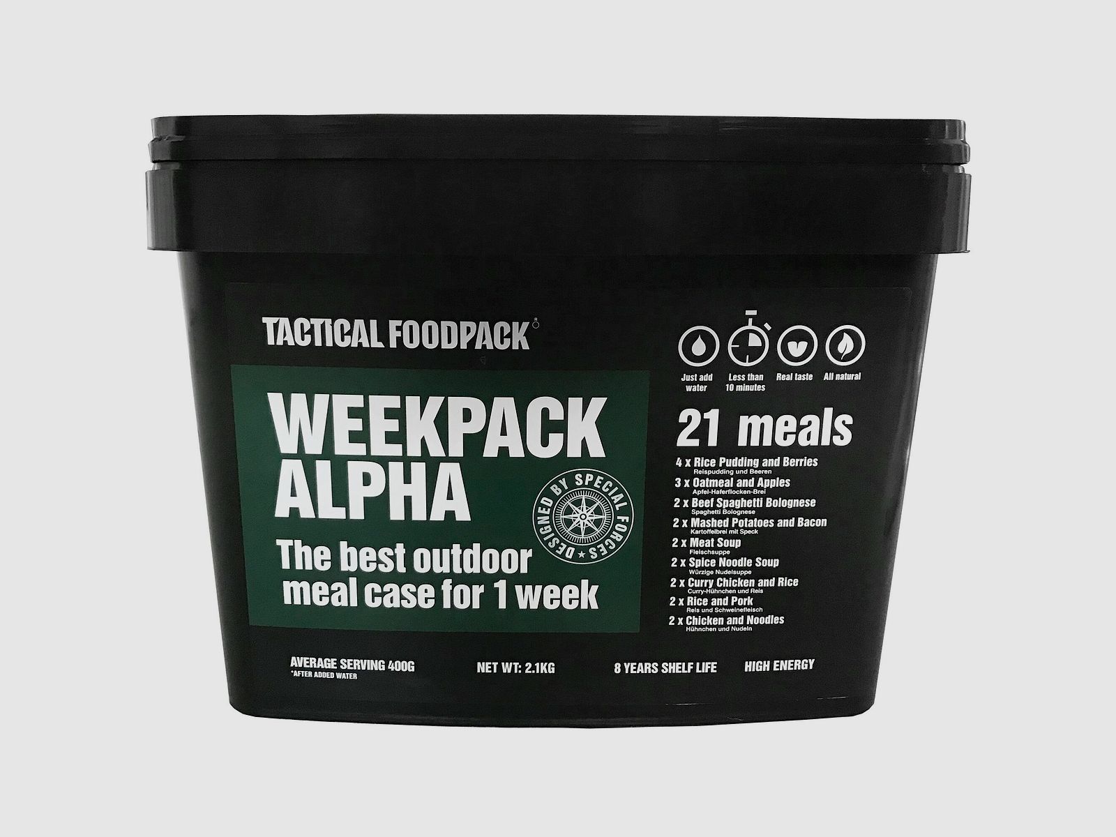 Tactical Food Pack Notration Trekking Alpha food for a week!