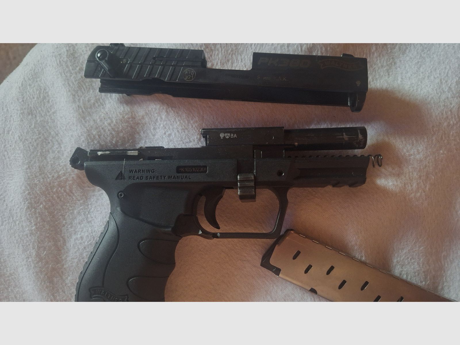 Walther PK380 pistolet d'alarme