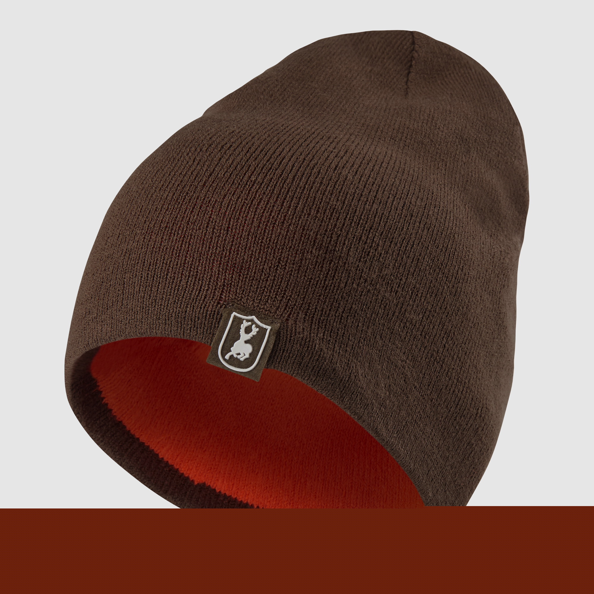 Deerhunter Cumberland Gorro de Punto - Reversible Unisex Naranja