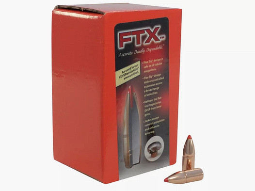 Balle Hornady .30/.308 FTX Carabine 135GR 100 Pièces