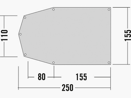 TATONKA Zeltunterlage 250x155