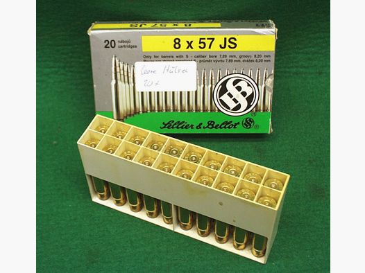 Sellier&Bellot Hülsen 8x57IS, gebraucht