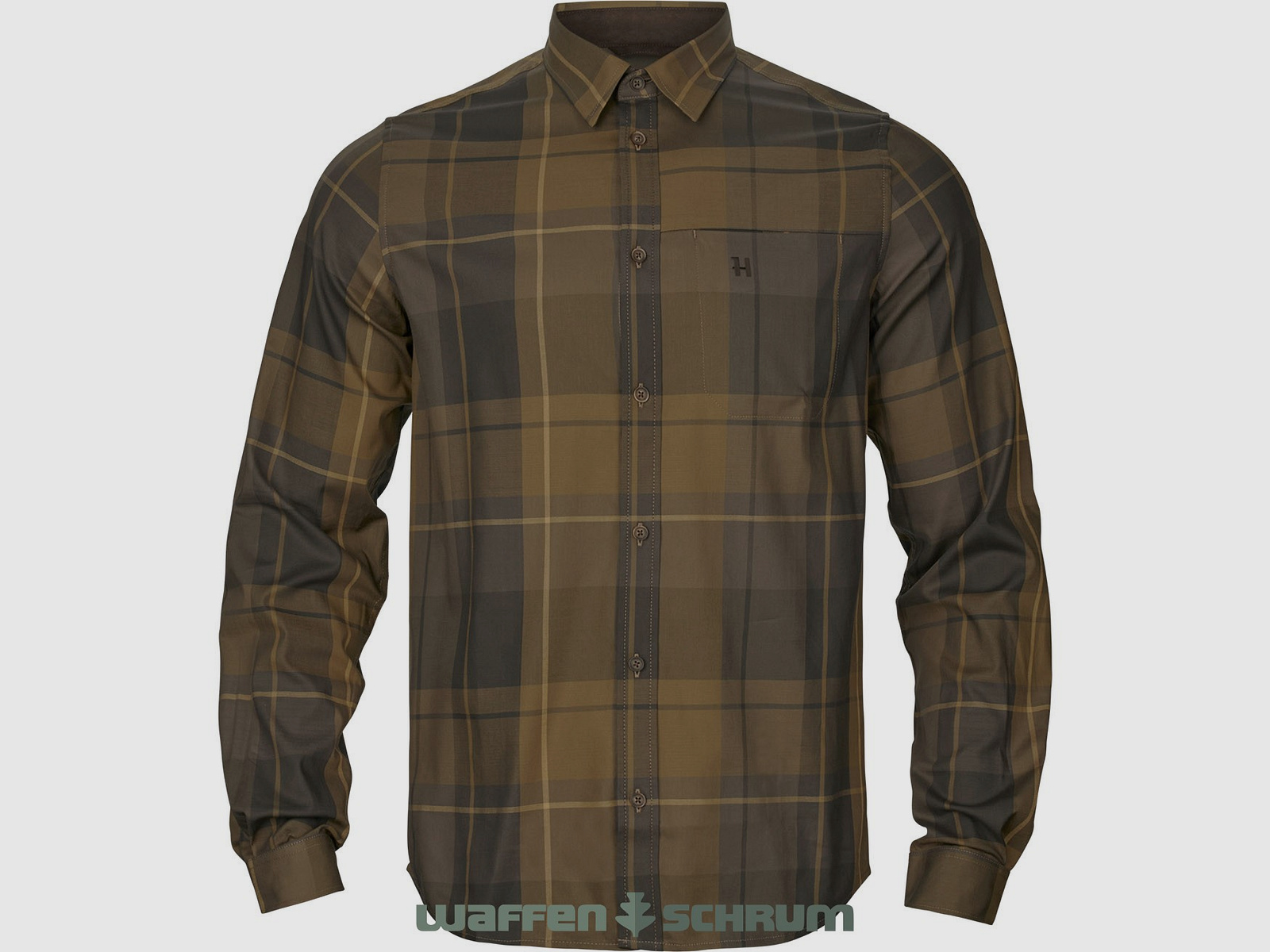 Härkila Hemd Akse Willow green check