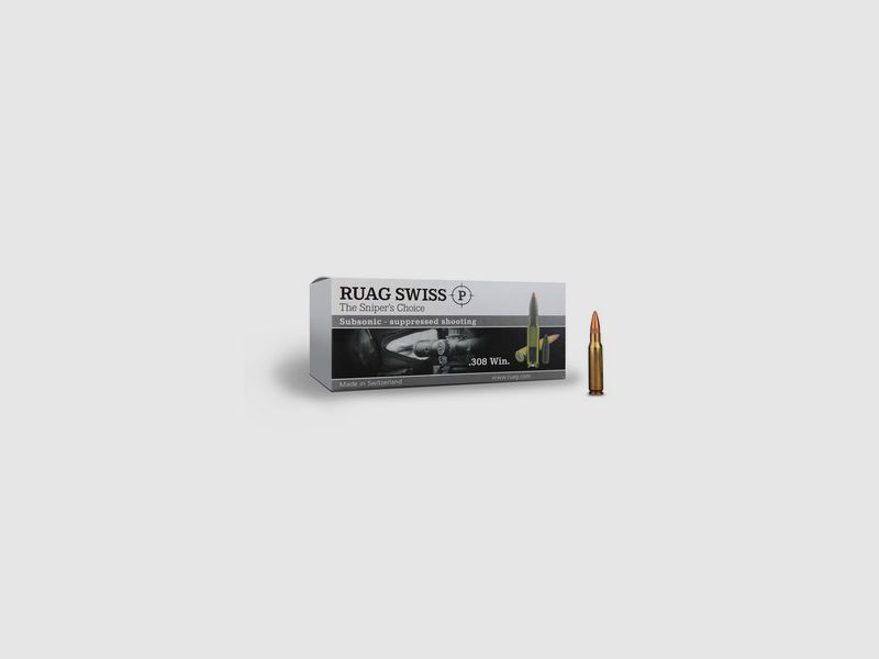 SWISS P .308 Win. SWISS P Subsonic 13,0g/200gr