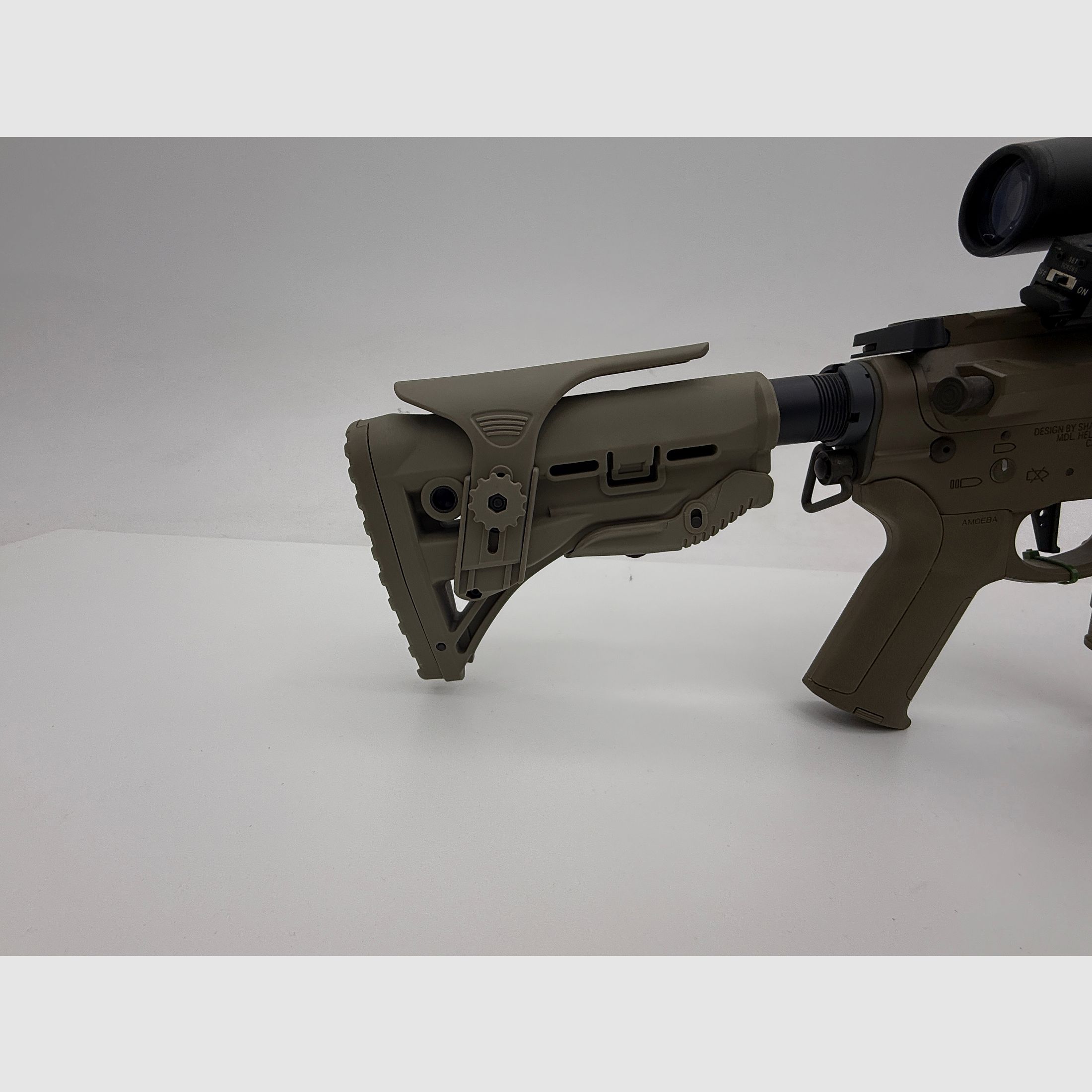 ARES Amoeba Spartan KeyMod Airsoft S-AEG – DMR-Optics – Prima proprietà