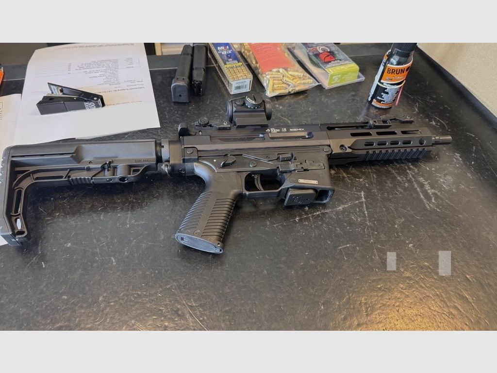B & T SPC9 G , Halbautomat (komplett neu)