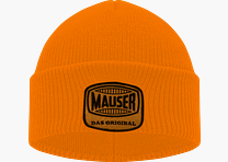 MAUSER Beanie Watch Cap Winter Hat pure blaze orange