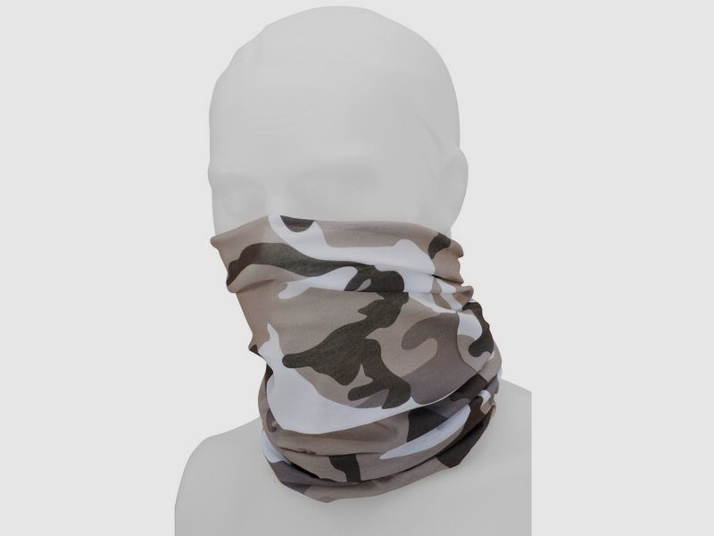 Multifunktionstuch (Schlauchschal / Balaclava) für Mund, Gesicht, Hals -Einheitsgröße- Urban Camo