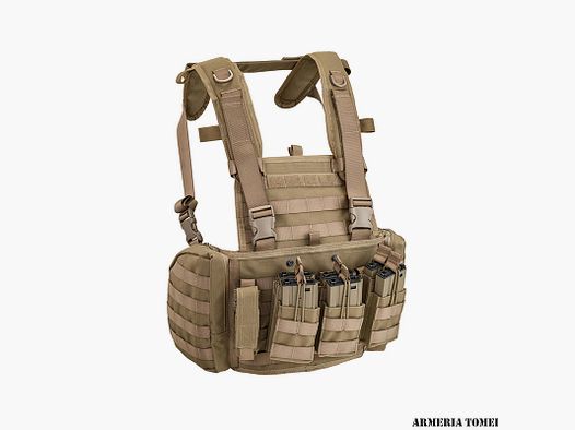 DEFCON 5 – MARTE CHEST RIG 1000D NYLON COYOTE TAN