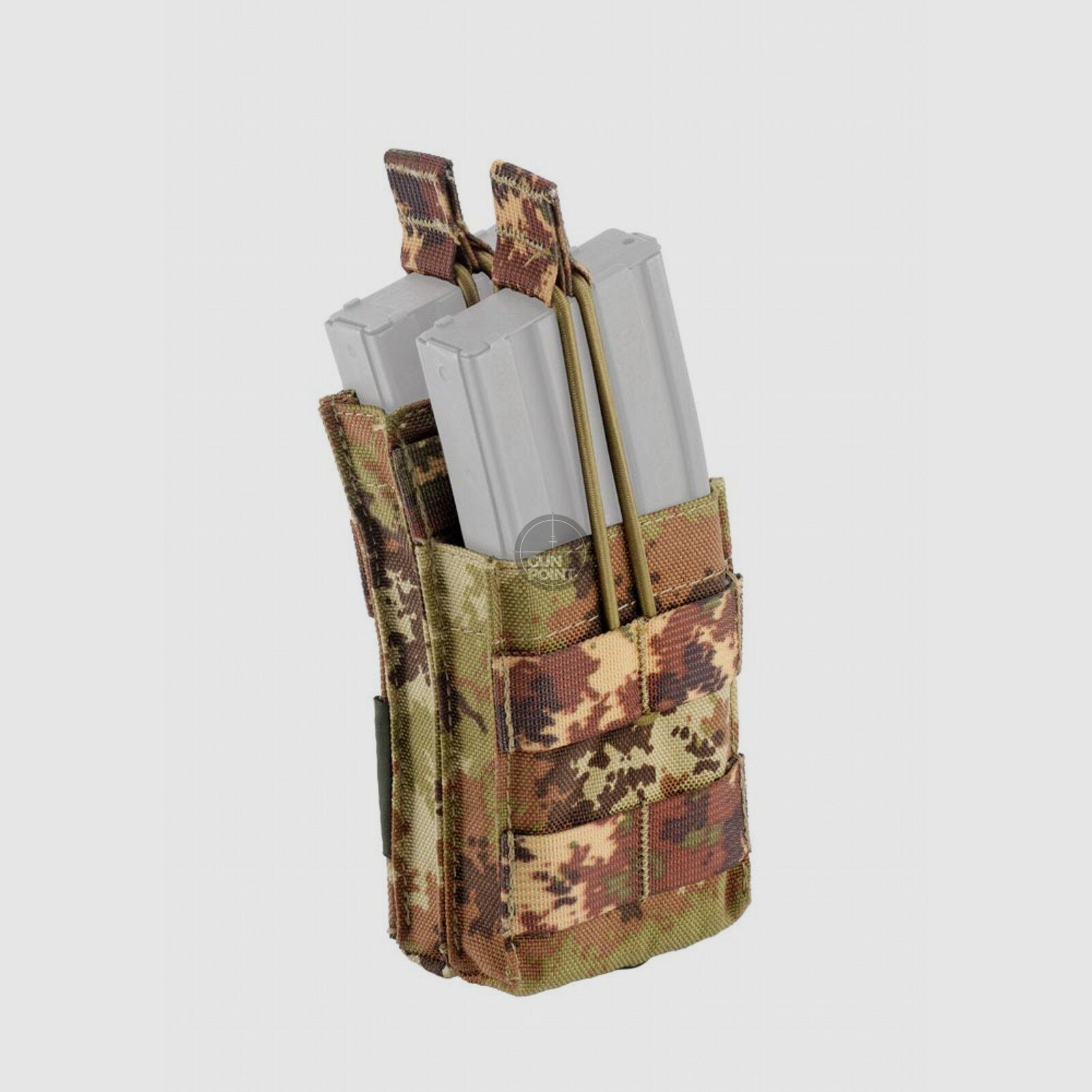 DEFCON 5 DOUBLE SPRING MAGAZINE POUCH M4 OPEN/SPLIT VEGETATO ITALY