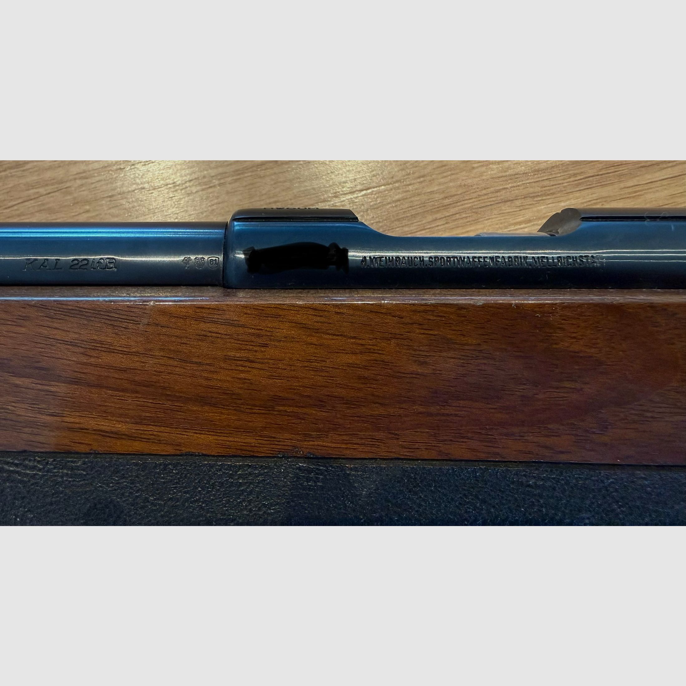 Weihrauch HW60M, Matchbüchse im Kaliber .22Lf.B. mit Zieloptik: Elite 201
