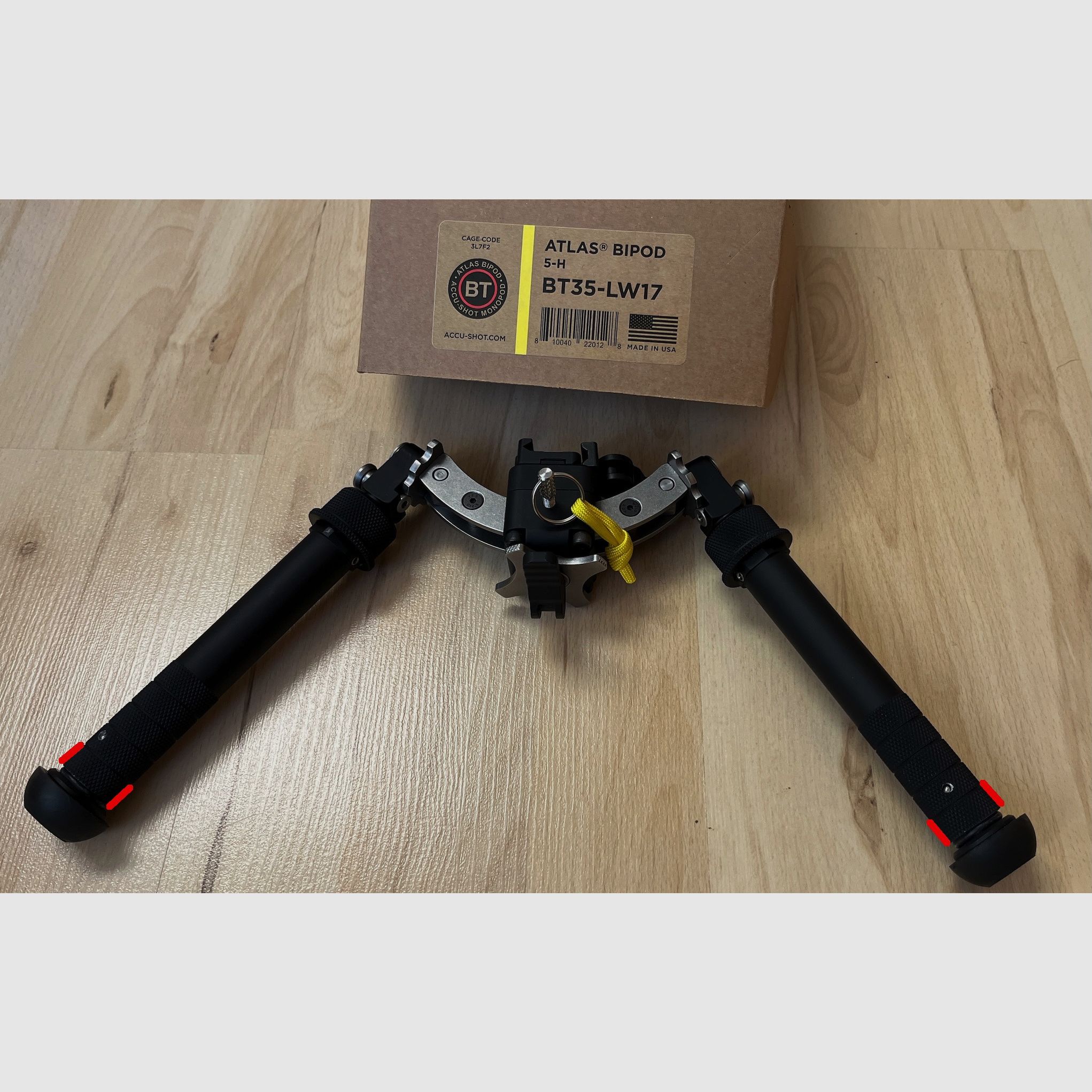 Atlas 5-H BT35-LW17 Zweibein von Accu-Shot