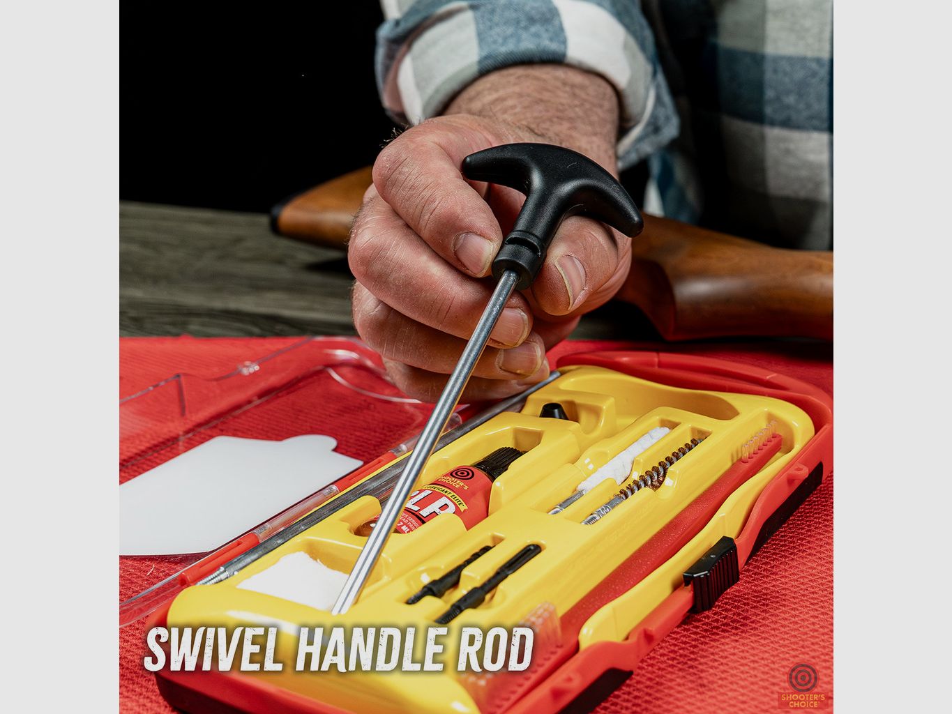 Shooter's Choice Gun Cleaning Kit .22 / .223 – 8-32 incl. FP-10 Lubricant Elite CLP (SHF-SRK-22)