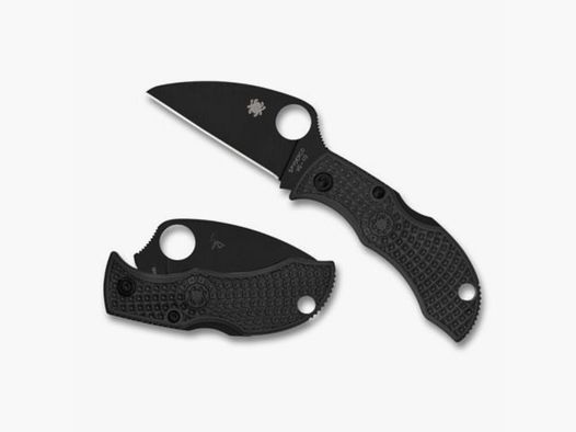 Spyderco Manbug Wharncliffe Klappmesser Schwarz