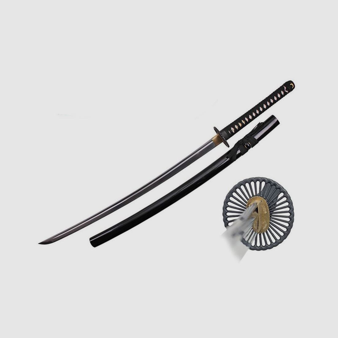 Katana Practical Taiko mit Holzsaya