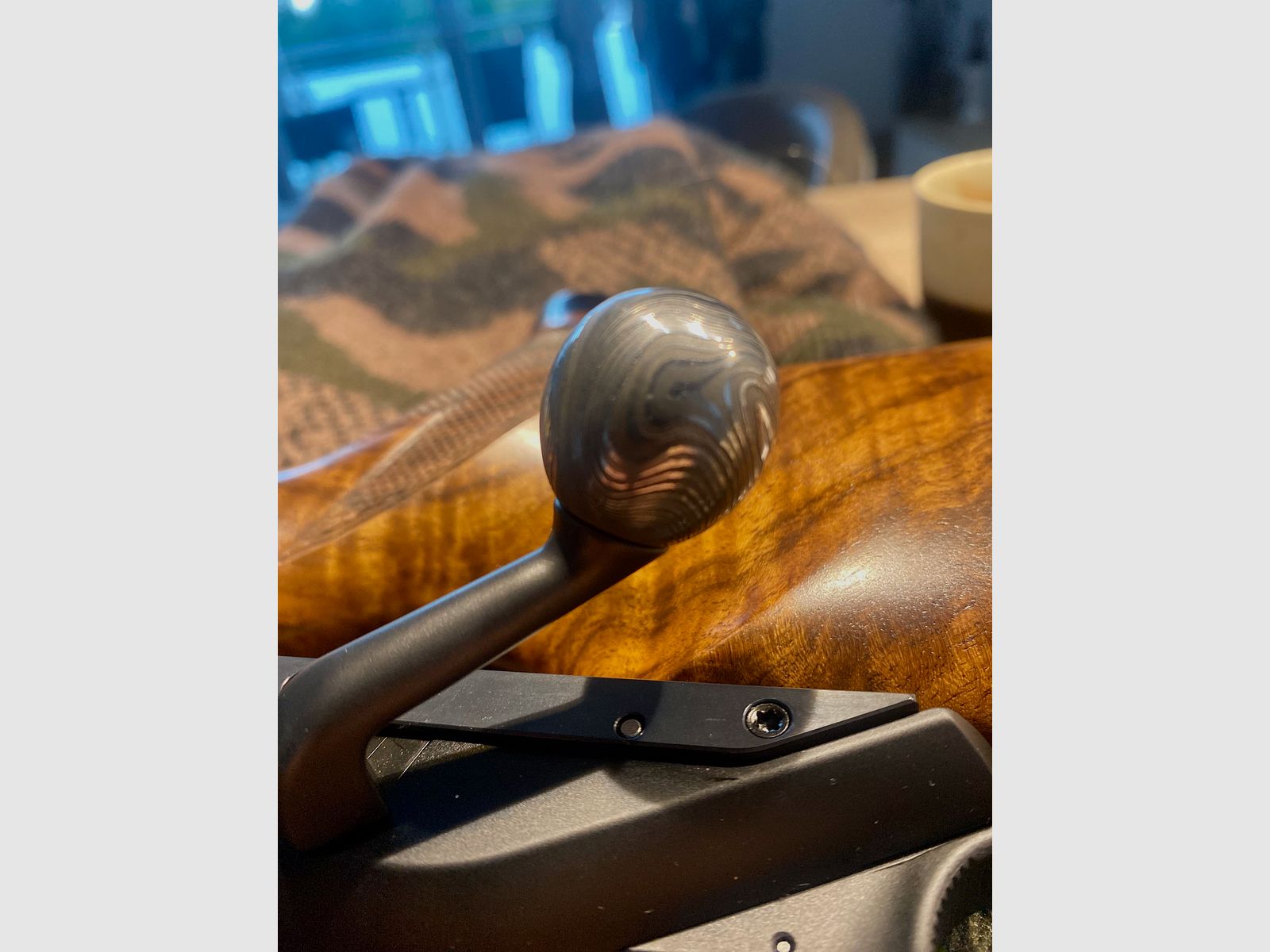 Single piece - chamber grip ball DAMASK steel