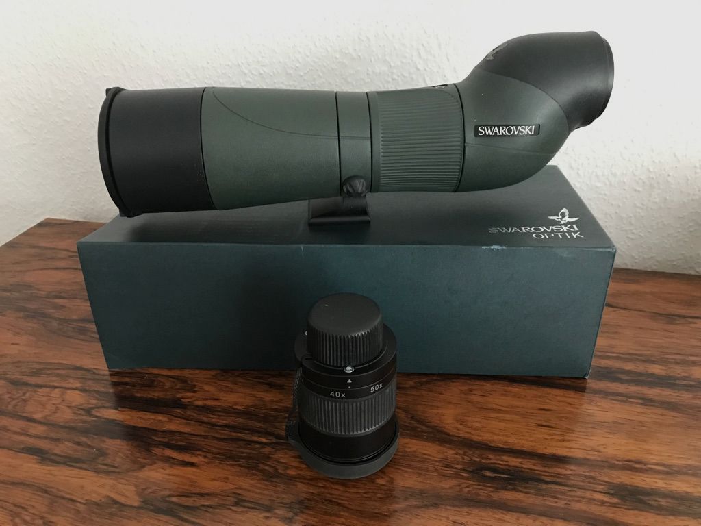 Swarovski spotting scopes 65 HD, eyepiece 25-50x, protective cover "like new
