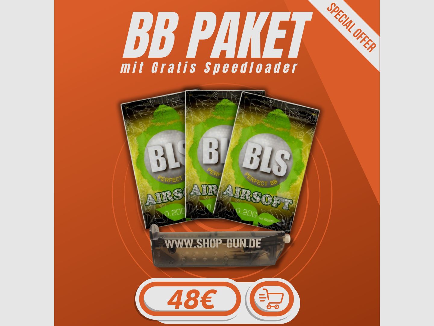 0.20g BLS BIO Sparpaket mit Speedloader
